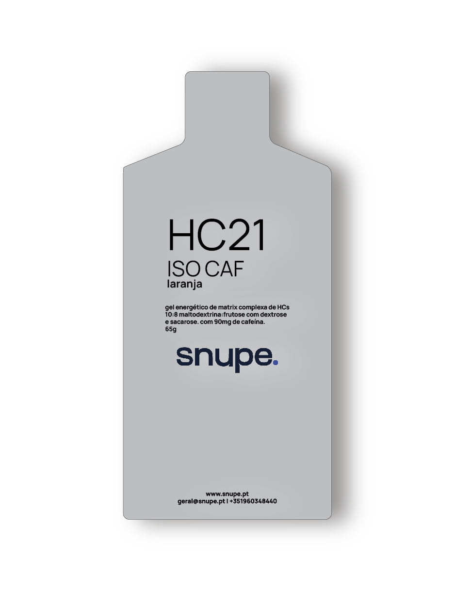Gel Energético HC21 CAF ISO Laranja - 10 und